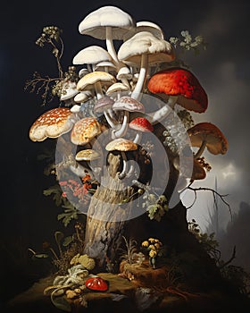 Staggering Beauty: The Mushrooms, Plants, and Trees of Nick Knig photo