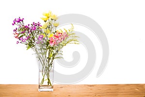 Stagnant water within flower vase potential breeding place for m