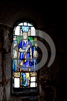 Stain Glass Window at Edinburgh Castle