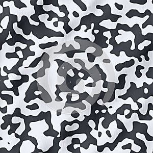 stained cow seamless pattern â€“ black spots on square white background