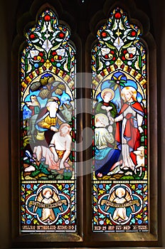 Stained gals window, Christ Church Cathedral