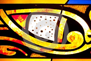 Stained glass abstract