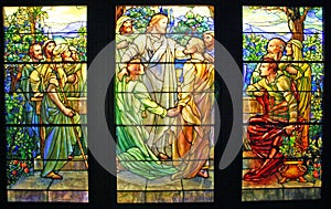 Stained glass artwork from the former Smith Museum, Chicago.