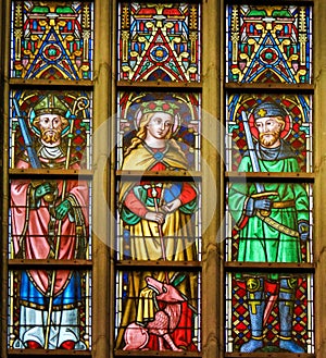 Stained Glass - Catholic Saints