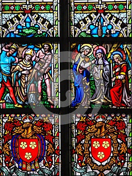 Stained Glass - Catholic Saints