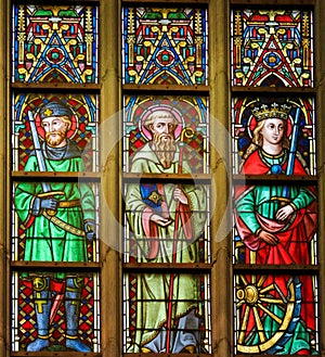 Stained Glass - Catholic Saints