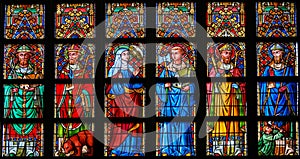 Stained Glass - Catholic Saints photo