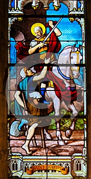 Stained Glass in Paris - St Martin of Tours photo