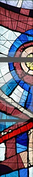 Stained glass church window