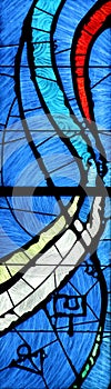 Stained glass church window