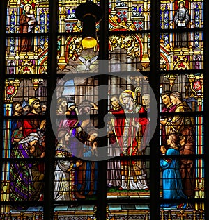 Stained Glass of the Confirmation photo