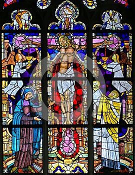 Stained Glass - The Crucifixion of Jesus