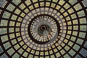 Stained glass dome