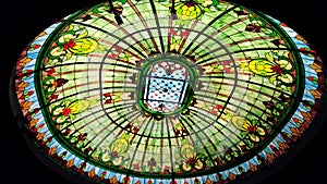 Stained Glass Dome Ceiling Skylight