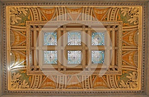 Stained Glass Dome, Library