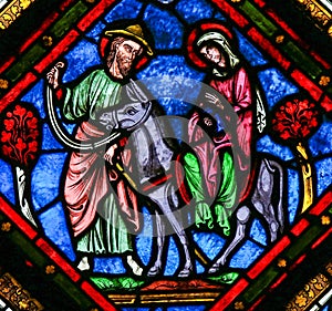 Stained Glass - The Flight to Egypt