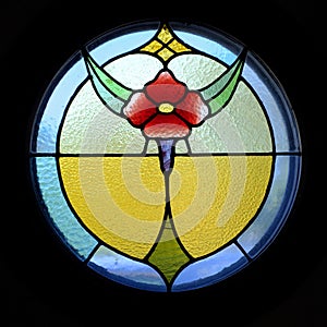 Stained Glass Flower