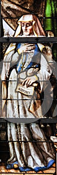 Stained Glass - Frances of Rome photo