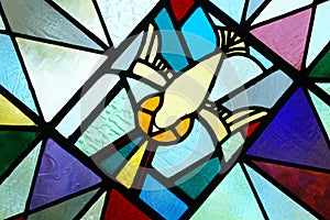 Stained Glass of the Holy Spirit