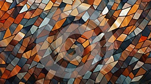 Stained Glass Inspired Modern Decoration Photo With Abstract Shapes