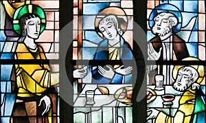 Stained Glass - Jesus at the Last Supper