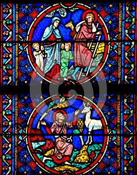 Stained Glass - Life of Saint Joseph