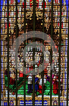 Stained Glass in Mechelen Cathedral