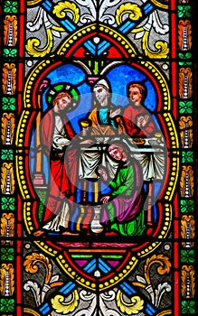 Stained Glass in Monaco Cathedral - Wedding at Cana
