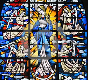 Stained Glass - Mother Mary