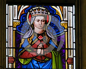 Stained Glass - Mother Mary