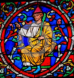 Stained Glass in Notre Dame, Paris - Tree of Jesse