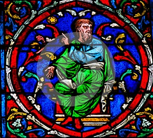 Stained Glass in Notre Dame, Paris - Tree of Jesse