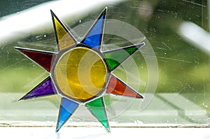 Stained glass ornament