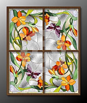 Stained glass pattern