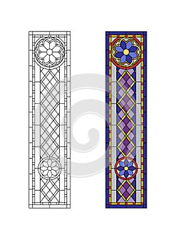 Stained glass pattern