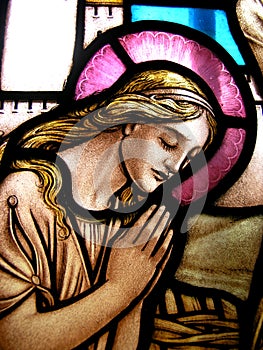 Stained glass prayer