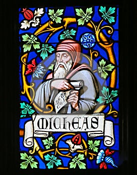 Stained Glass - The Prophet Micah