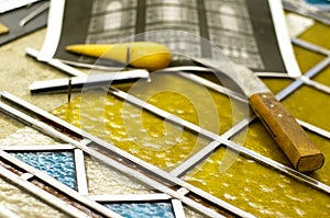 Stained glass renovation