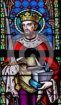 Stained Glass - Saint Adrian or Adrianus