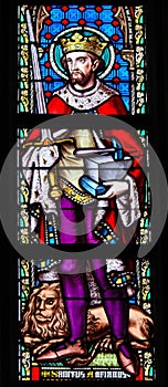 Stained Glass - Saint Adrian or Adrianus