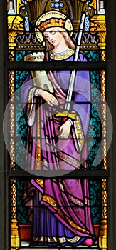 Stained Glass - Saint Barbara