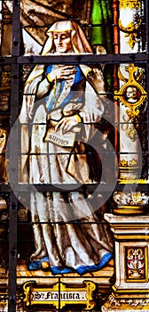 Stained Glass - Saint Frances of Rome photo