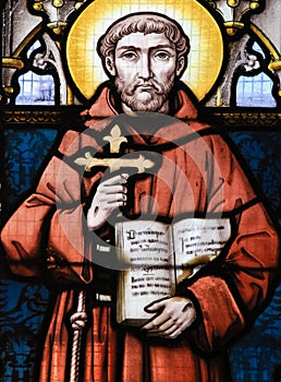 Stained Glass - Saint Francis of Assisi photo