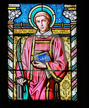 Stained Glass - Saint Lawrence of Rome photo