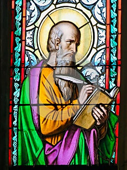 Stained Glass - Saint Luke the Evangelist photo