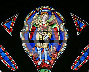 Stained Glass - Saint Michael the Dragonslayer