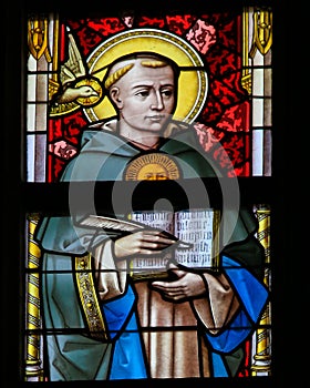 Stained Glass - Saint Thomas Aquinas photo