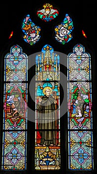 Stained Glass of  Saint Valery - St Valery Sur Somme photo