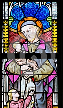 Stained Glass - Saint Vincent de Paul