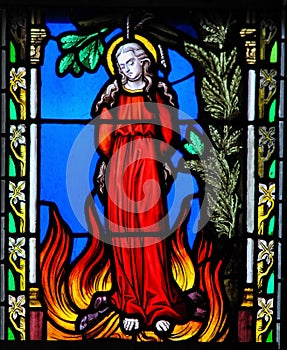 Stained Glass - Saint Zoe of Rome